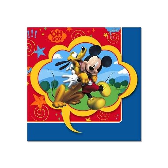 Mickey Mouse & Friends Small Napkins (Pack of 16) | Discontinued