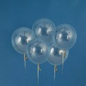 Eid Mubarak Confetti Latex Balloons (Pack of 5)