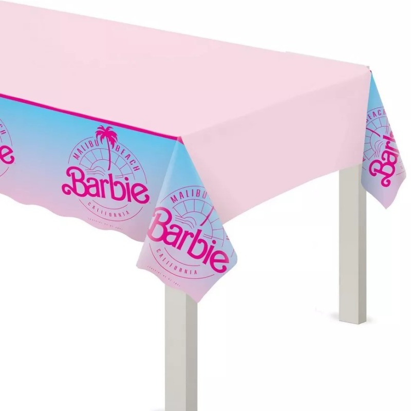 Malibu Barbie Plastic Tablecover | Barbie Party Supplies