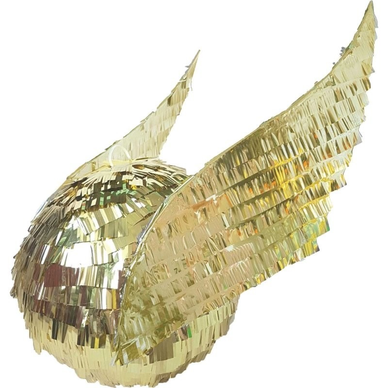Pull String Harry Potter Golden Snitch Pinata | Harry Potter Party Supplies