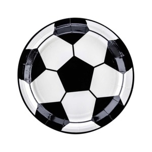 Soccer Small Paper Plates (Pack of 6)