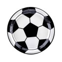 Soccer Small Paper Plates (Pack of 6)