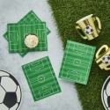 Soccer Pitch Shaped Paper Napkins (Pack of 16) | Soccer Party Supplies