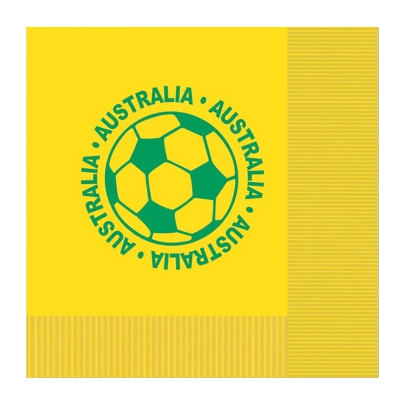 Australia World Cup Paper Napkins (Pack of 16)