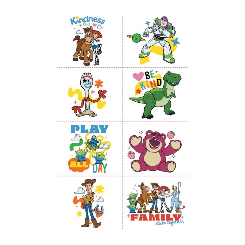 Toy Story 5 Tattoos (Set of 8)