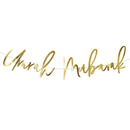 Umrah Mubarak Letter Banner 2m
