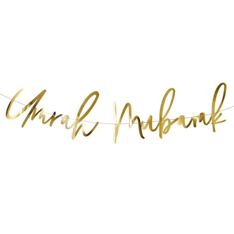 Umrah Mubarak Letter Banner 2m