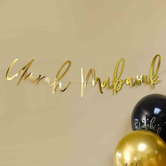 Umrah Mubarak Letter Banner 2m