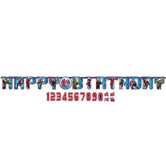 Avengers Assemble Birthday Banner Kit | Discontinued