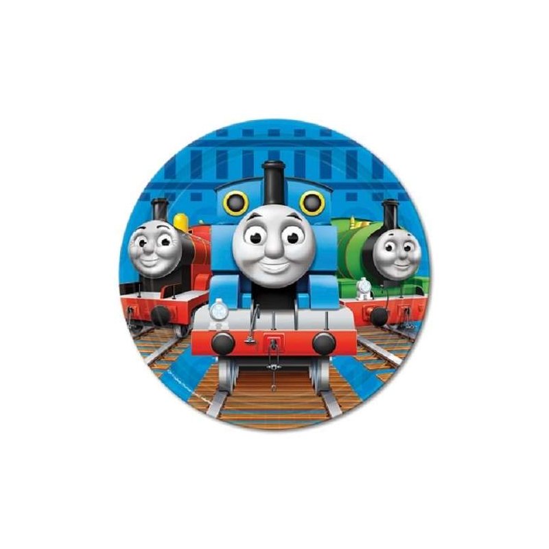 Thomas the Tank Engine Small Plates (Pack of 8) | Thomas the Tank Engine