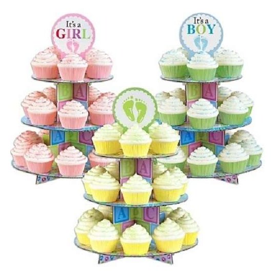 Baby Shower Cupcake Stand | Wilton