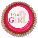 It's A Girl Baking Cups (Pack of 75) | Wilton