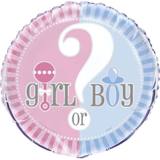 Gender Reveal Foil Balloon | Discontinued
