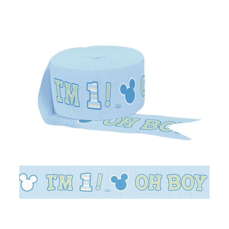 Mickey Mouse 1st Birthday Streamer | Discontinued