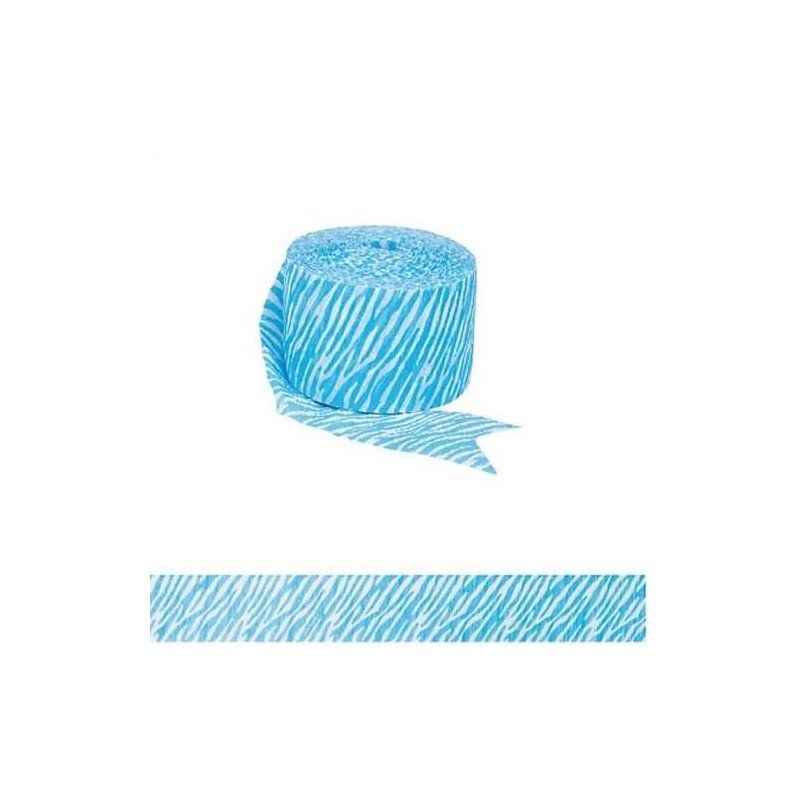 Blue Stripes Crepe Streamer | Streamers