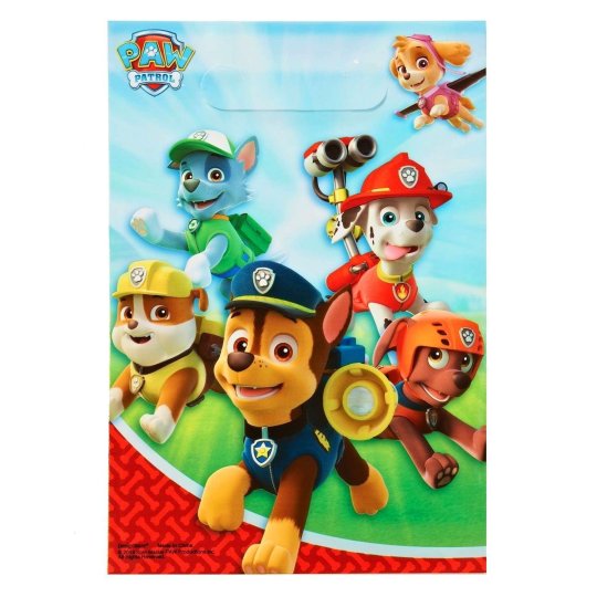 Paw Patrol Loot Bags (Pack of 8) | Paw Patrol