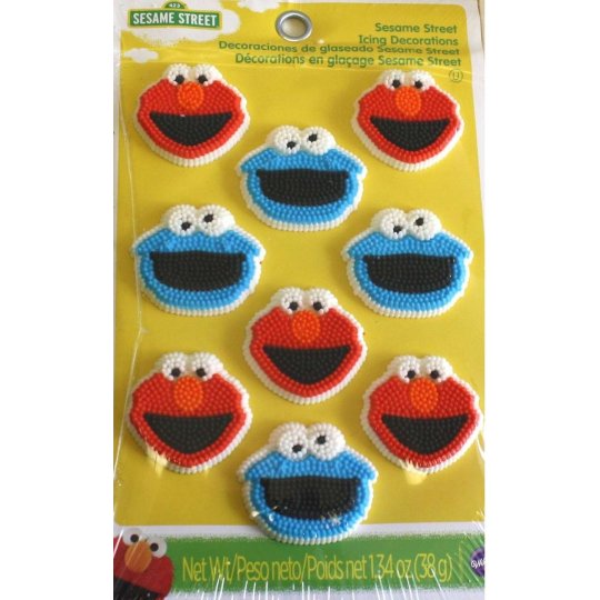 Sesame Street Icing Decorations (Set of 9) | Sesame Street