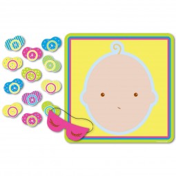 Baby Shower Pin the Dummy Pacifier Game | Games