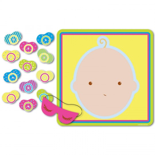 Baby Shower Pin the Dummy Pacifier Game | Games