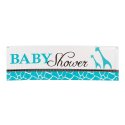 Wild Safari Blue Baby Shower Giant Banner | Discontinued