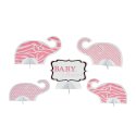 Wild Safari Pink Centrepiece (Set of 5) | Pink Safari