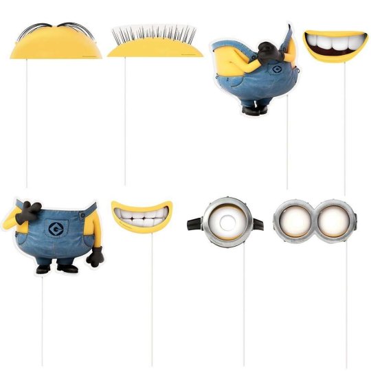 Despicable Me Minions Photo Booth Props (8) | Minions