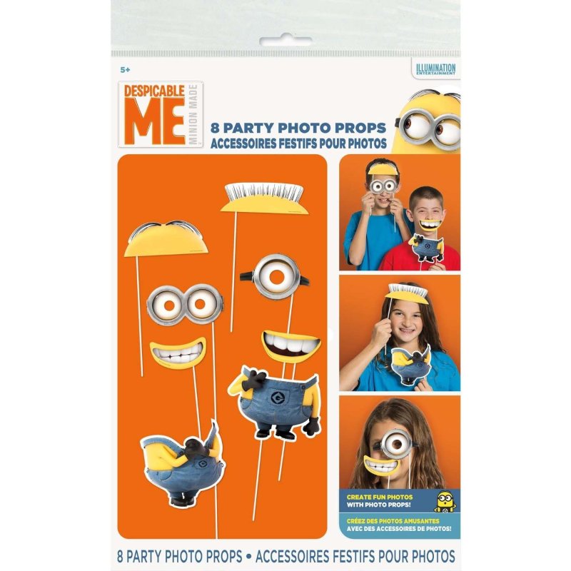 Despicable Me Minions Photo Booth Props (8) | Minions