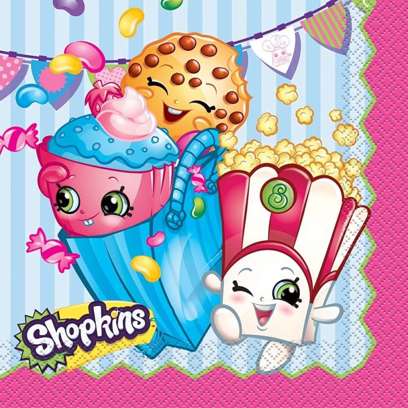 Shopkins Large Napkins (Pack of 16) | Shopkins