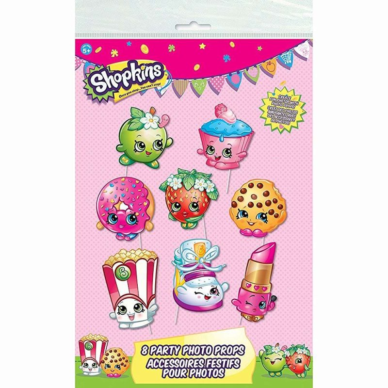 Shopkins Photo Booth Props (Pack of 8) | Shopkins