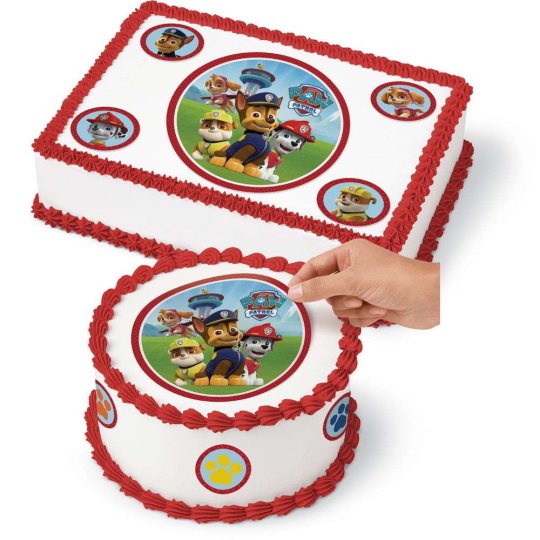 Wilton Paw Patrol Cake Topper Image (Set of 9) | Paw Patrol