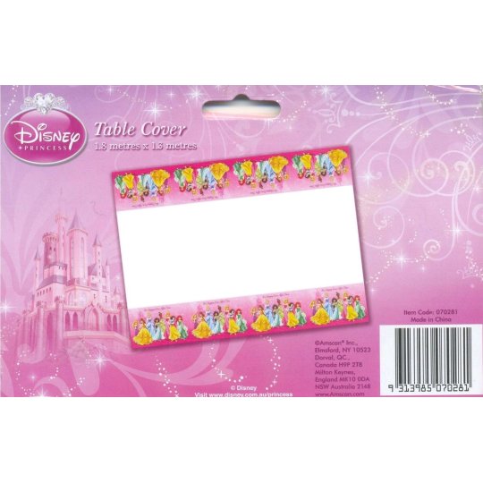 Disney Princess Sparkle Plastic Tablecover | Discontinued