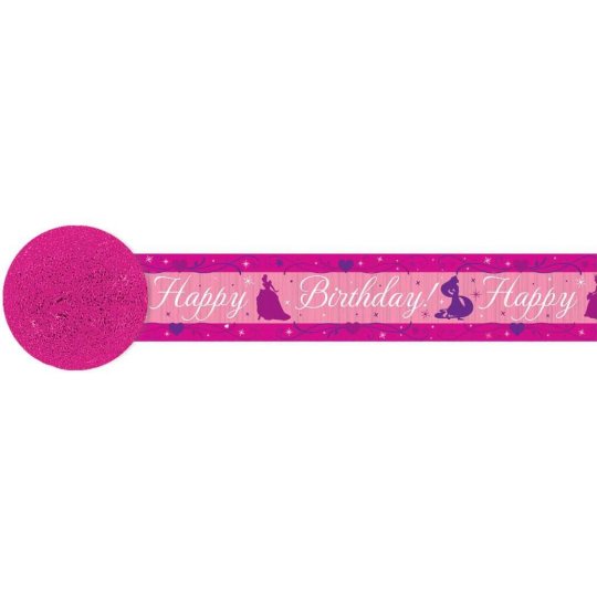 Disney Princess Sparkle Crepe Streamer | Discontinued