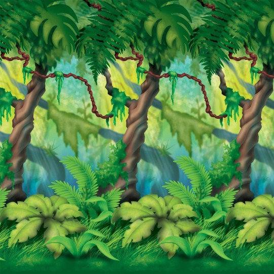 Jungle Trees Backdrop | Jungle Animals
