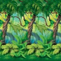 Jungle Trees Backdrop | Jungle Animals