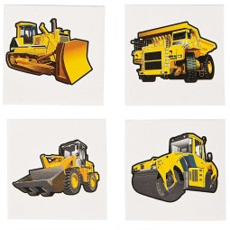 Construction Zone Tattoos (Set of 36) | Construction