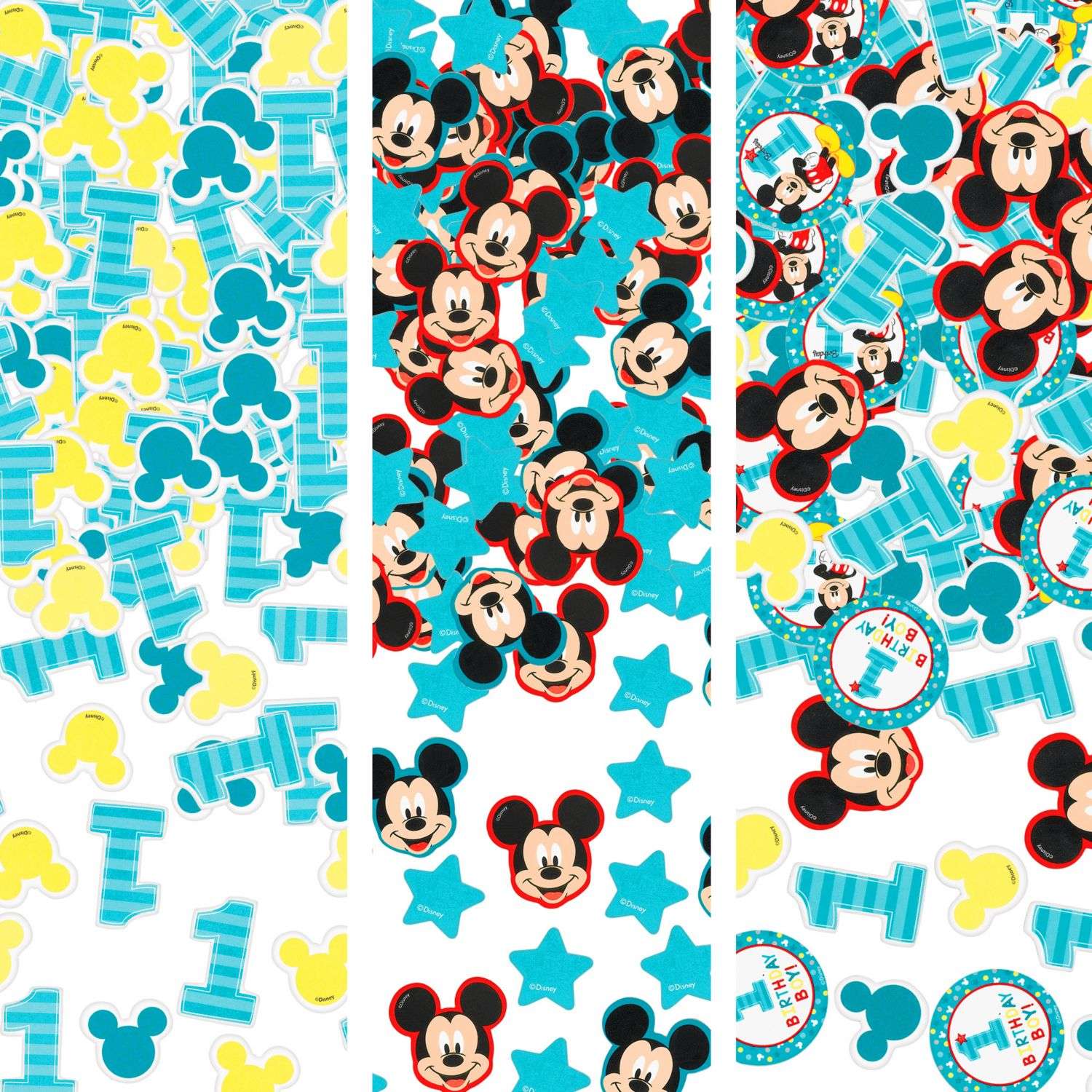 mickey mouse 1st birthday party confetti scatters who wants 2 party mickey mouse 1st birthday party