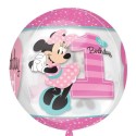 Minnie Mouse 1st Birthday Orbz Balloon | Minnie Mouse 1st Birthday