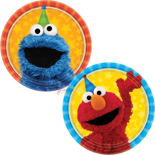 Sesame Street Small Paper Plates (Pack of 8) | Sesame Street