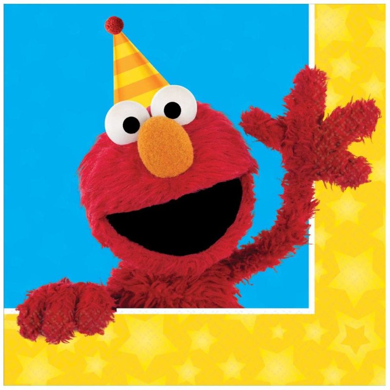 Sesame Street Large Napkins (Pack of 16) | Sesame Street
