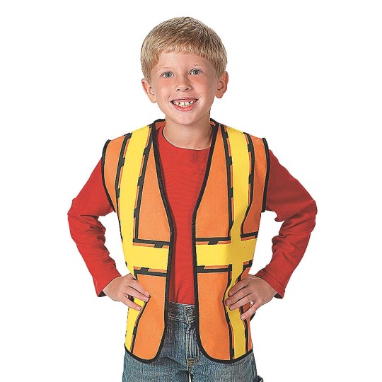 Construction Costume Vest Kids Size | Construction
