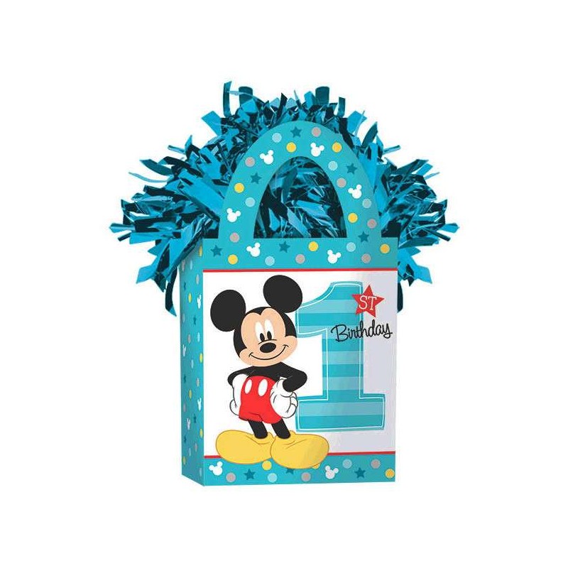 Mickey Mouse 1st Birthday Balloon Weight