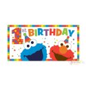 Elmo 1st Birthday Banner | Sesame Street 1st Birthday