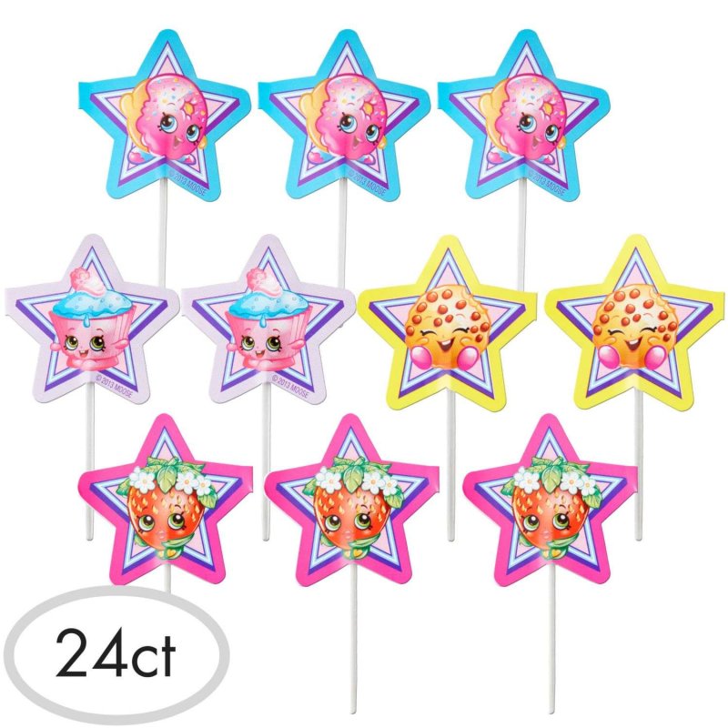 Shopkins Cupcake Picks (Set of 24) | Shopkins