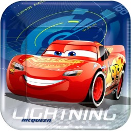 Cars 3 Large Plates (Pack of 8) | Cars