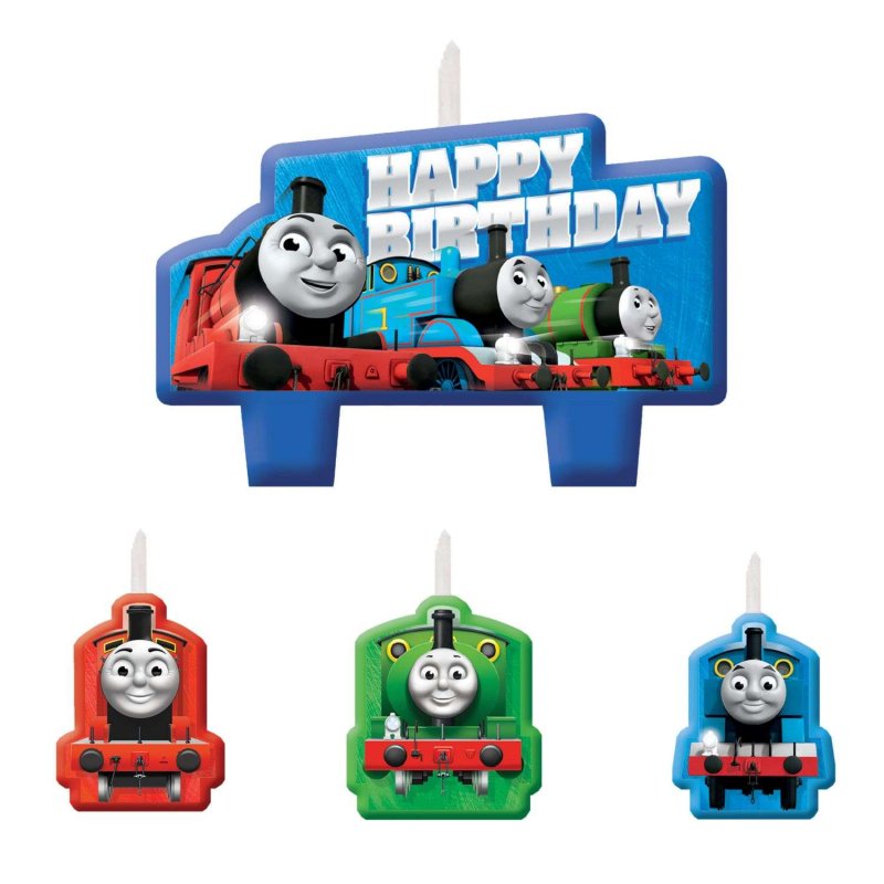 Thomas the Tank Engine Birthday Candles (4 Piece) | Thomas the Tank Engine