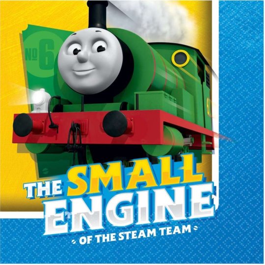 Thomas the Tank Engine Small Napkins (Pack of 16) | Thomas the Tank Engine