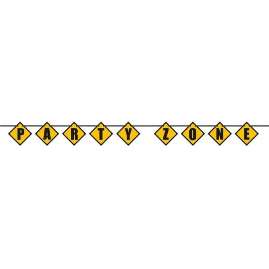 Construction Party Zone Banner | Construction Party Supplies