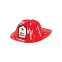 Fire Chief Plastic Hats (Pack of 6) | Fire Engine Party Supplies