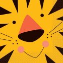 Animal Jungle Large Napkins (Pack of 16) | Jungle Animals