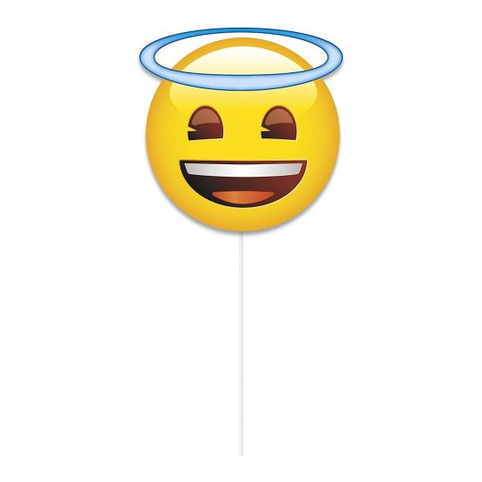 Emoji Photo Booth Props (Pack of 8) | Emoji Party Supplies